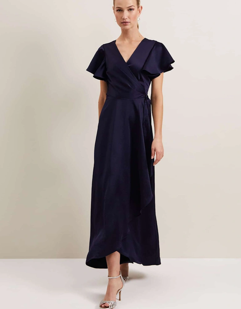 Arabella Satin Maxi Dress