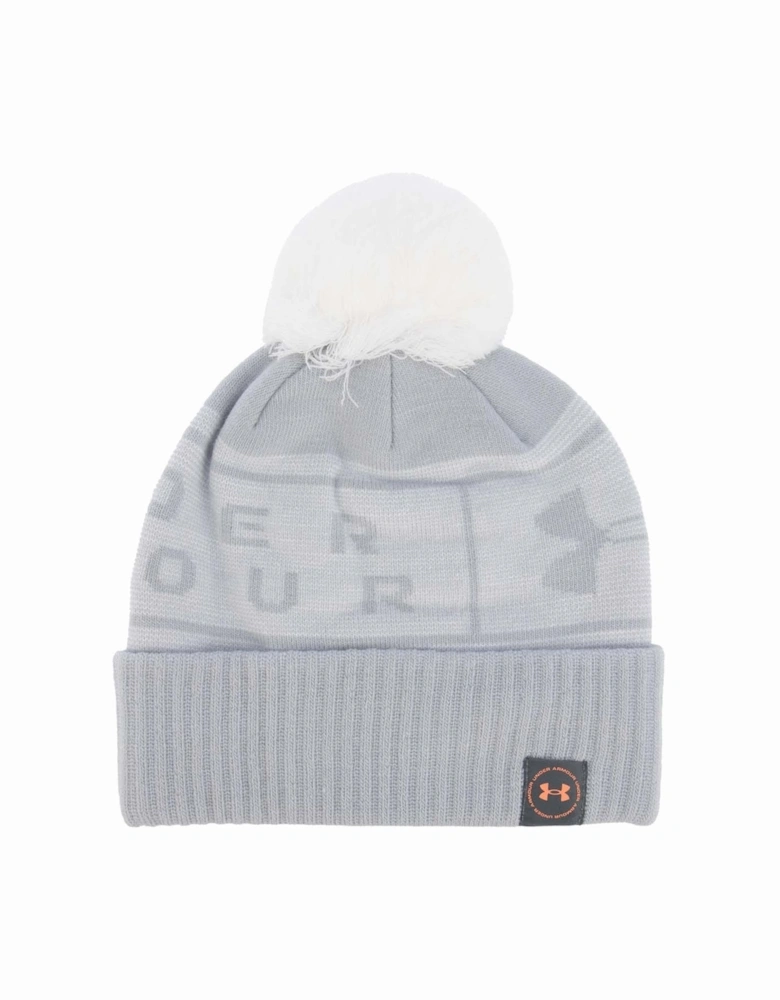 UA Big Logo Pom Beanie