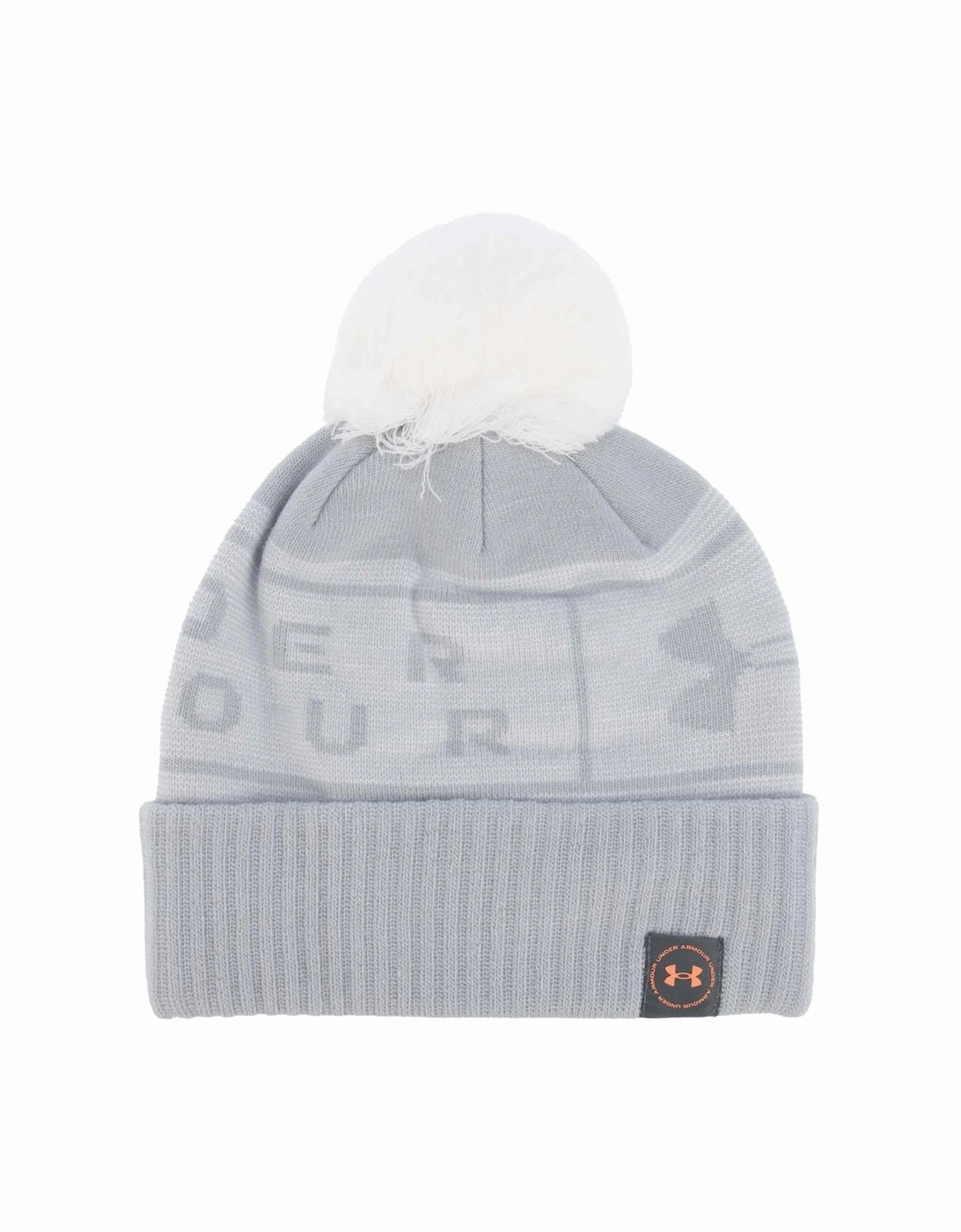 UA Big Logo Pom Beanie, 5 of 4