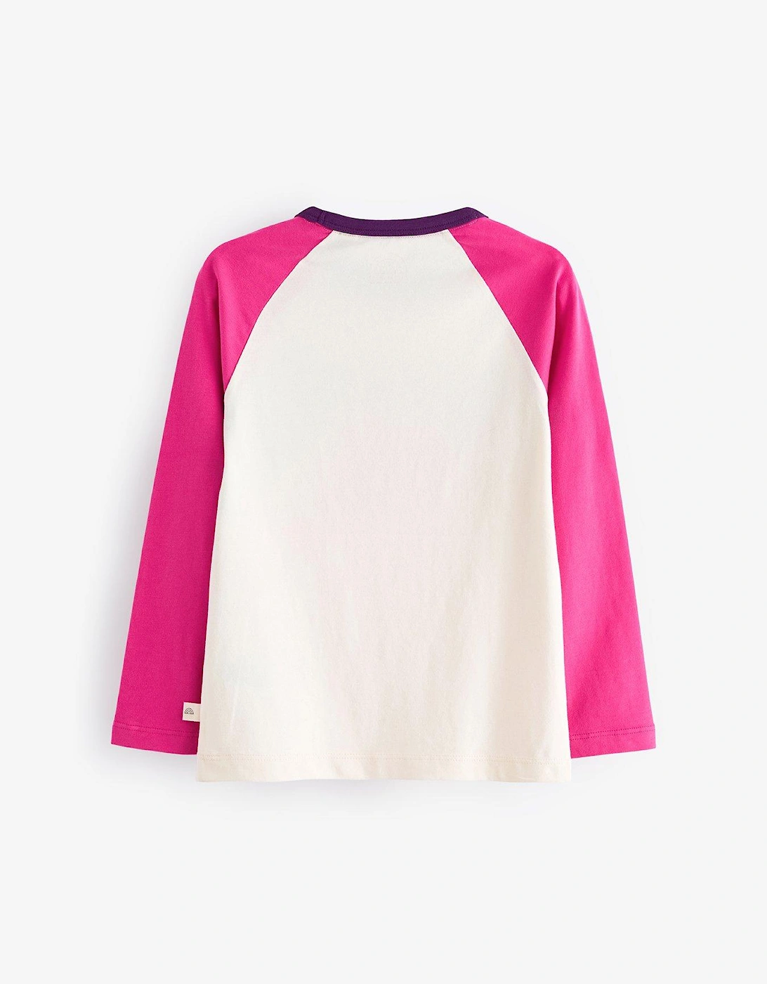 Smile Logo Long Sleeve T-Shirt - Pink