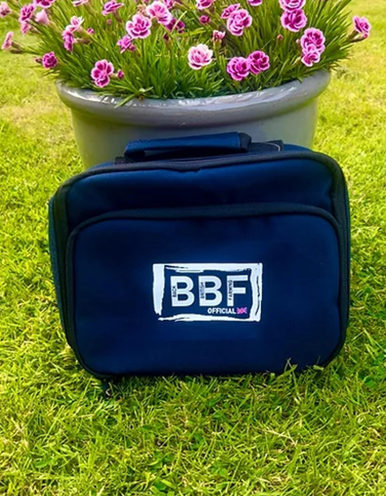 Back British Farming Lunch Cooler Bag and Drinks Bottle Navy