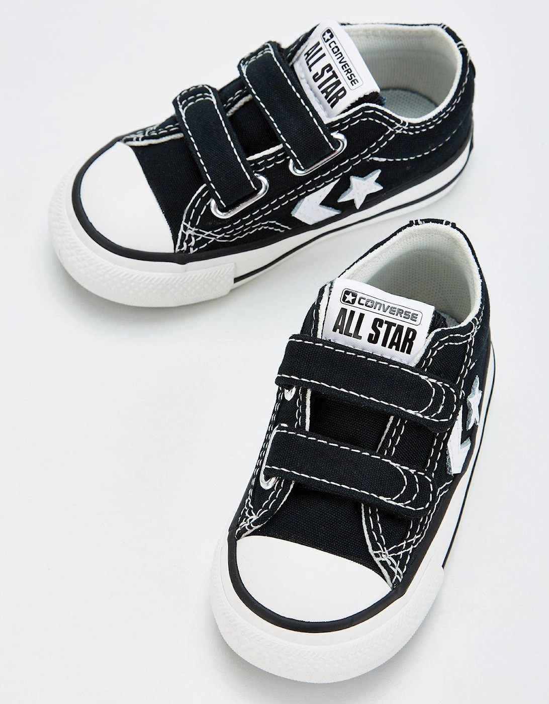 Infant Star Player 76 Ox Trainers - Black/White