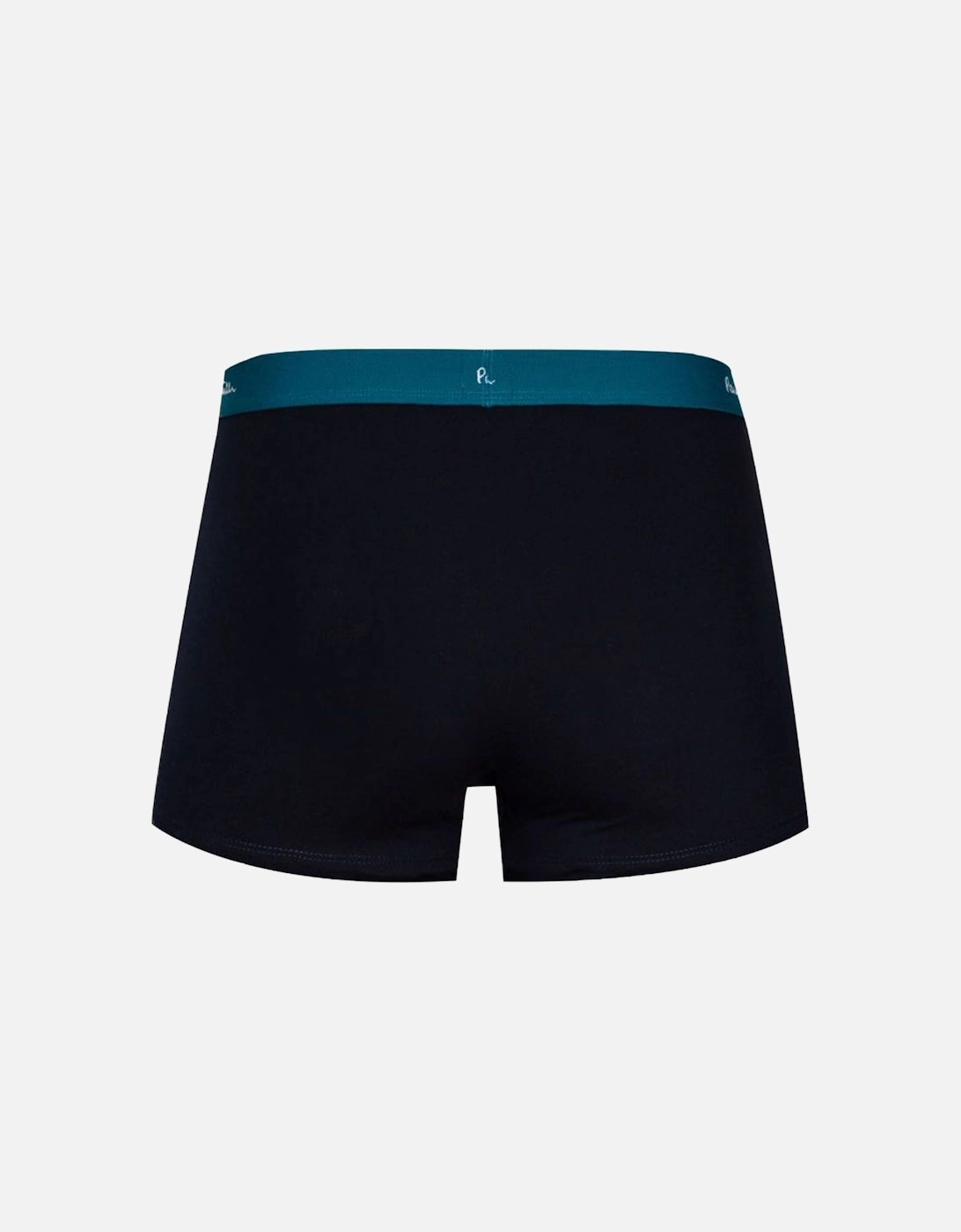 3-Pack Men's Coloured Waistband Trunk, Navy