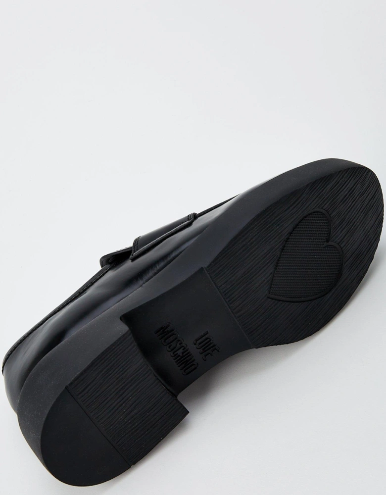 Logo Loafers - Black