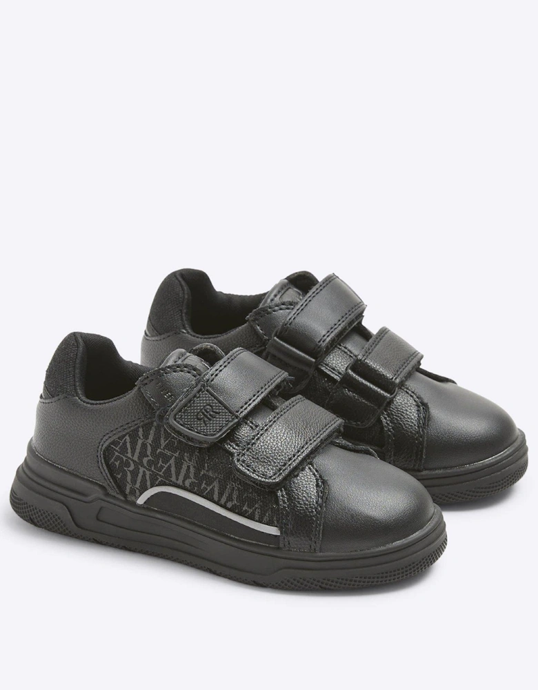 Boys Ri Panel Trainers - Black