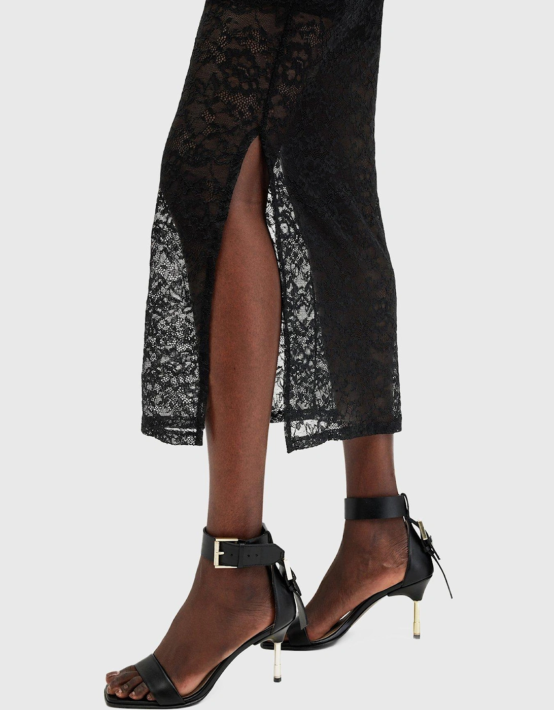 Edana Lace Dress - Black