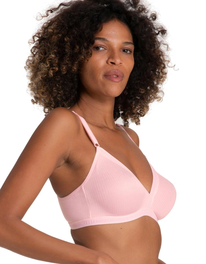 2pk Tiffany Soft Bra - Non Wire - Black/Pink