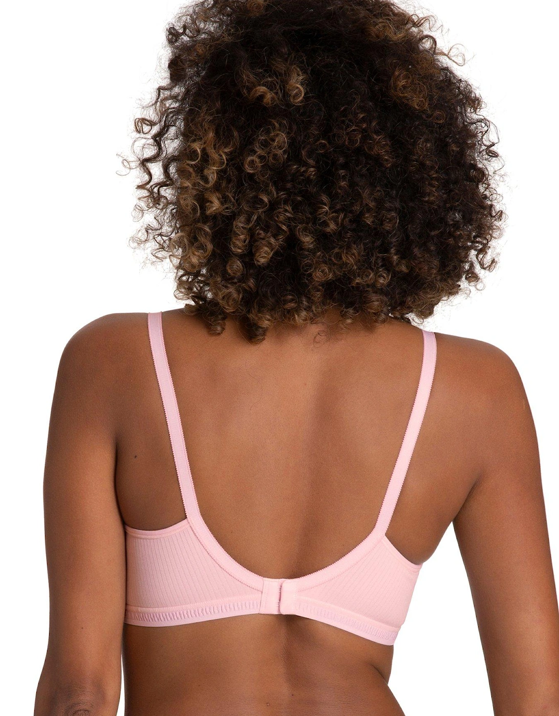 2pk Tiffany Soft Bra - Non Wire - Black/Pink