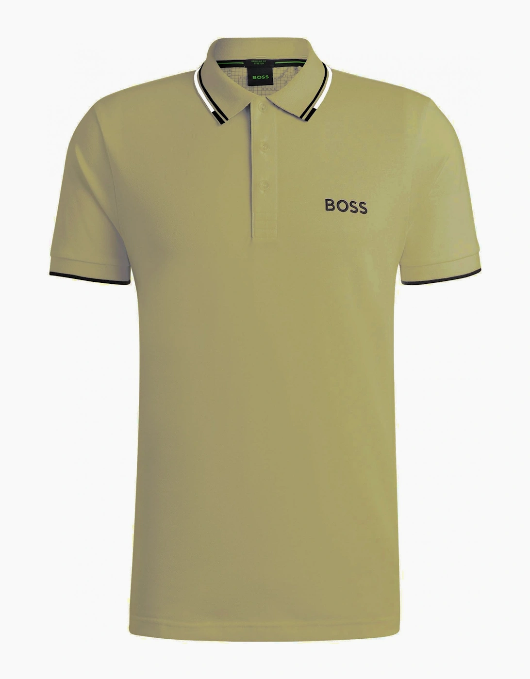 Hugo Boss Men's Tan Khaki Paddy Pro Polo Shirt  44 Xxl