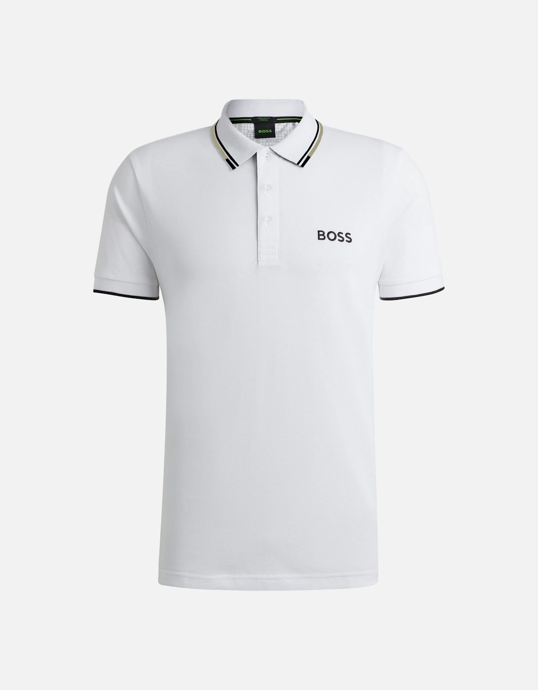 Men's White Paddy Pro Polo Shirt, 3 of 2