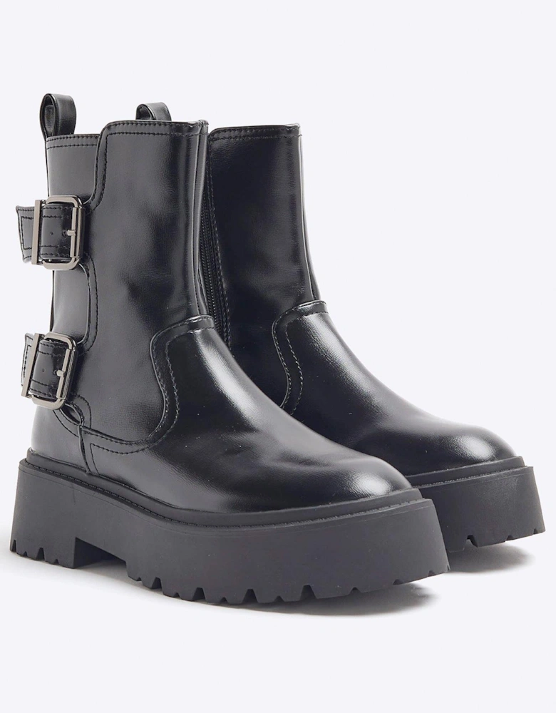 Chunky Block Boot - Black