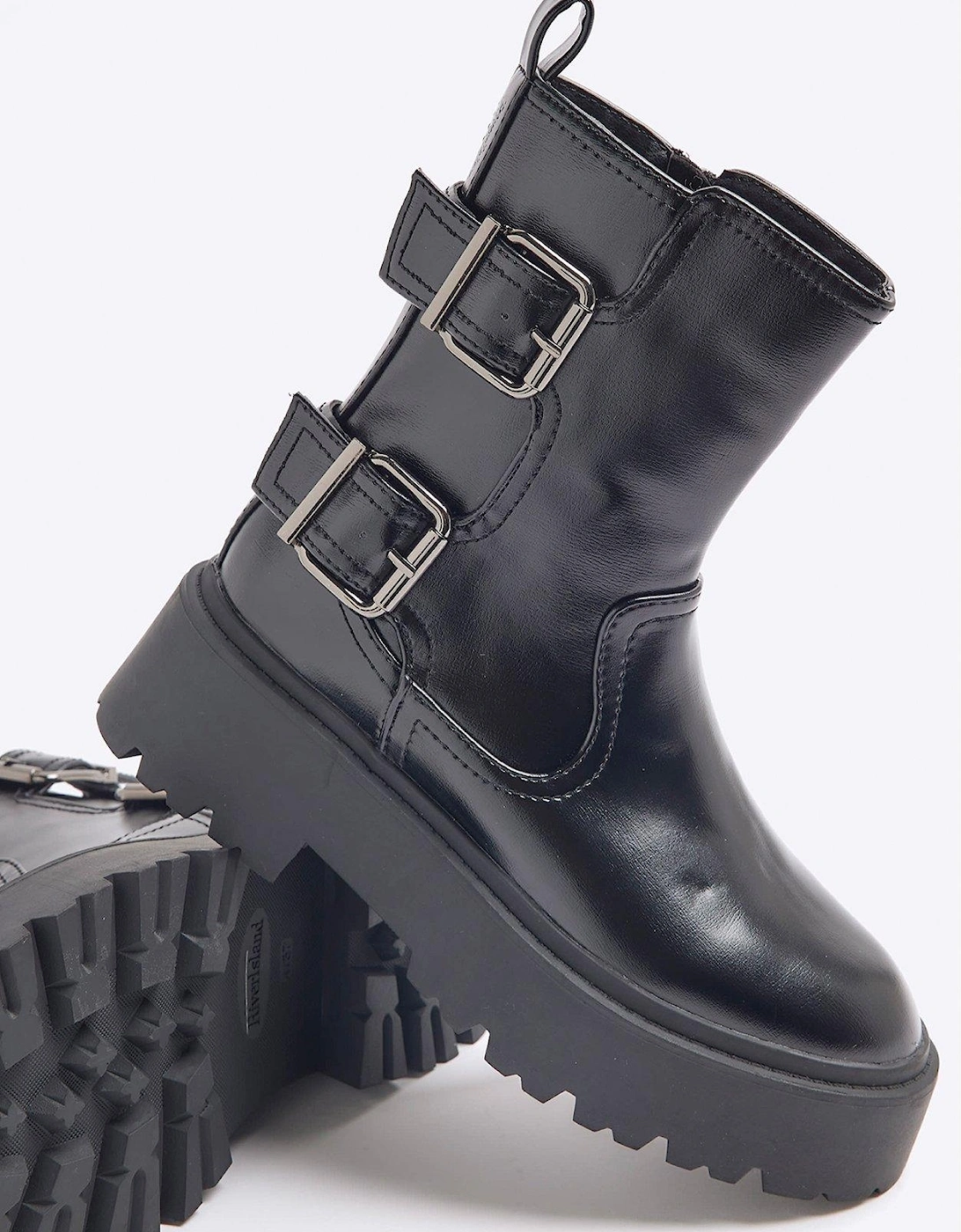 Chunky Block Boot - Black