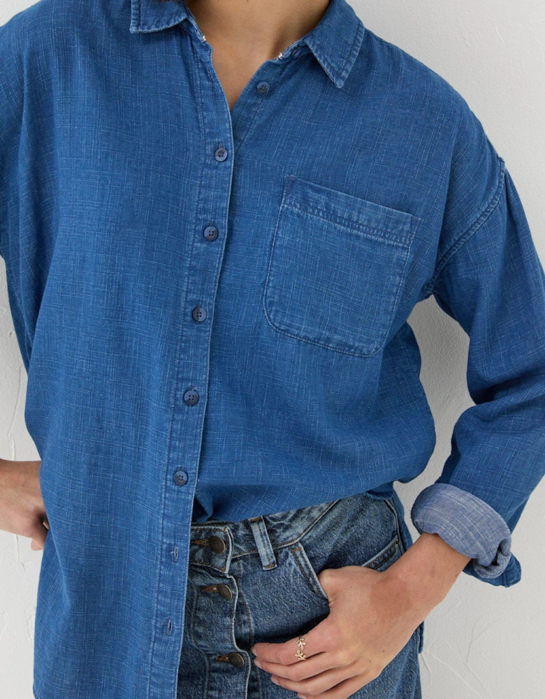 Carolin Denim Shirt - Blue