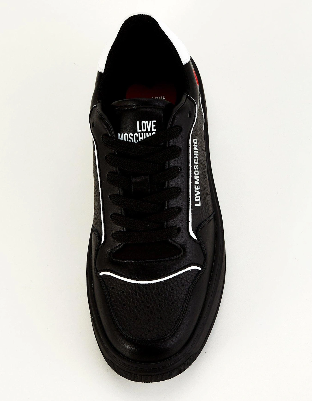 Logo Runner Trainers - Black