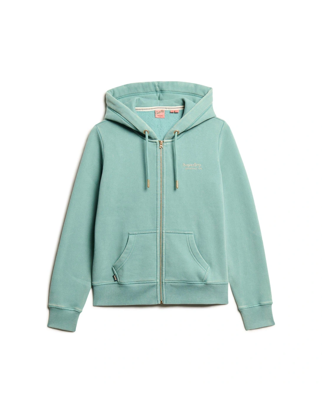 Essential Logo Zip Hoodie - Blue