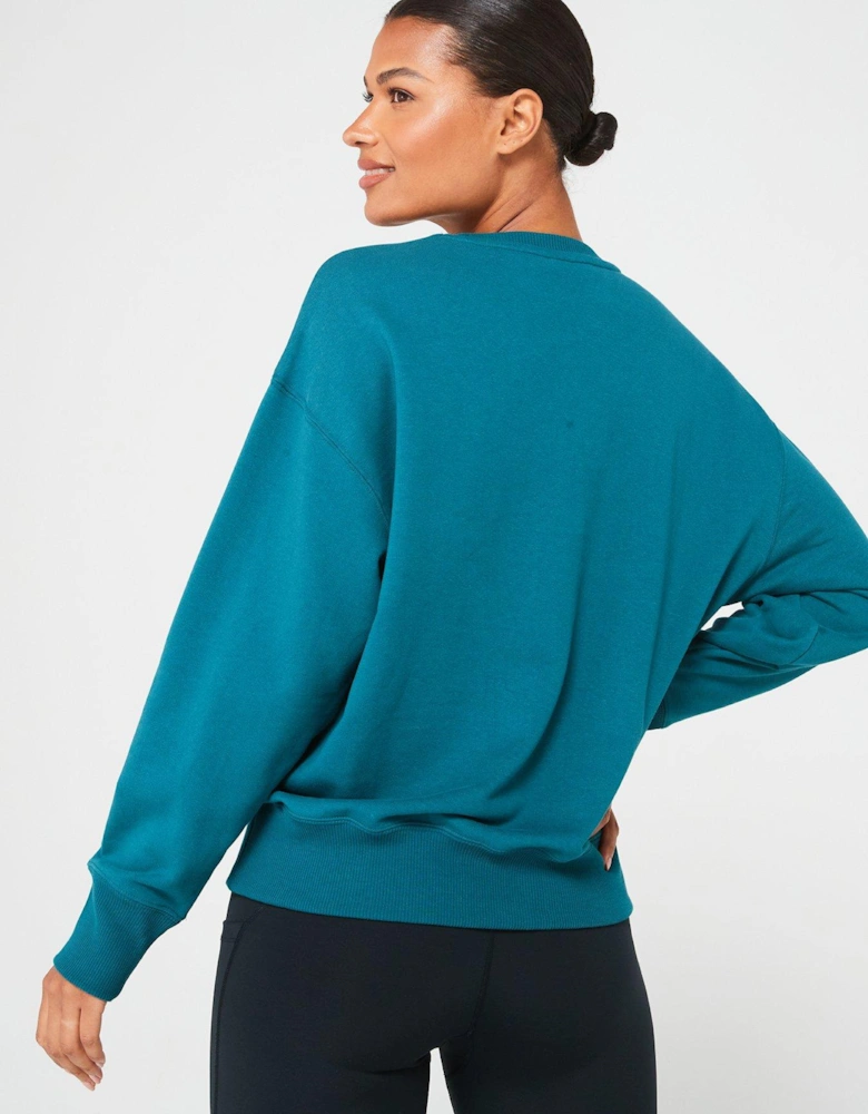 Women's Better Classics Relaxed Crew Neck Sweatshirt - Green