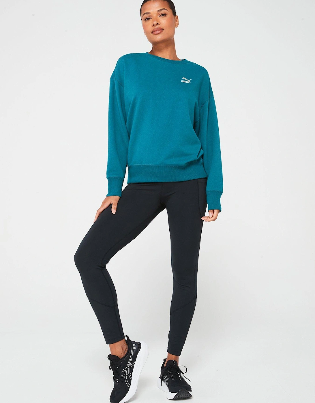 Women's Better Classics Relaxed Crew Neck Sweatshirt - Green