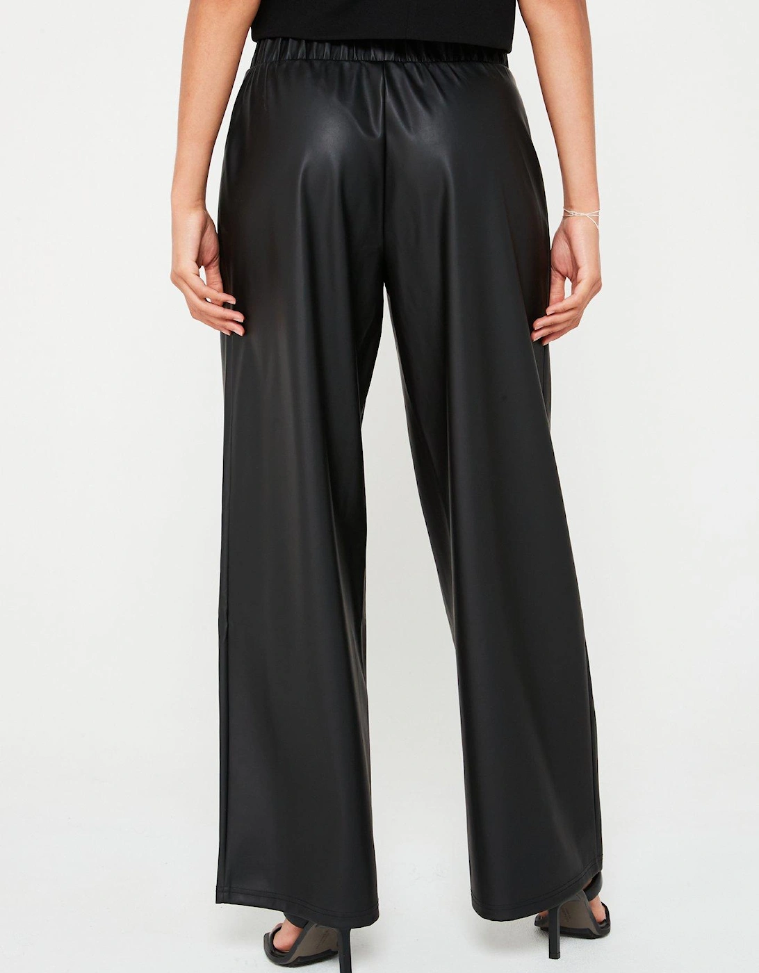 Tailored Pu Trouser - Black