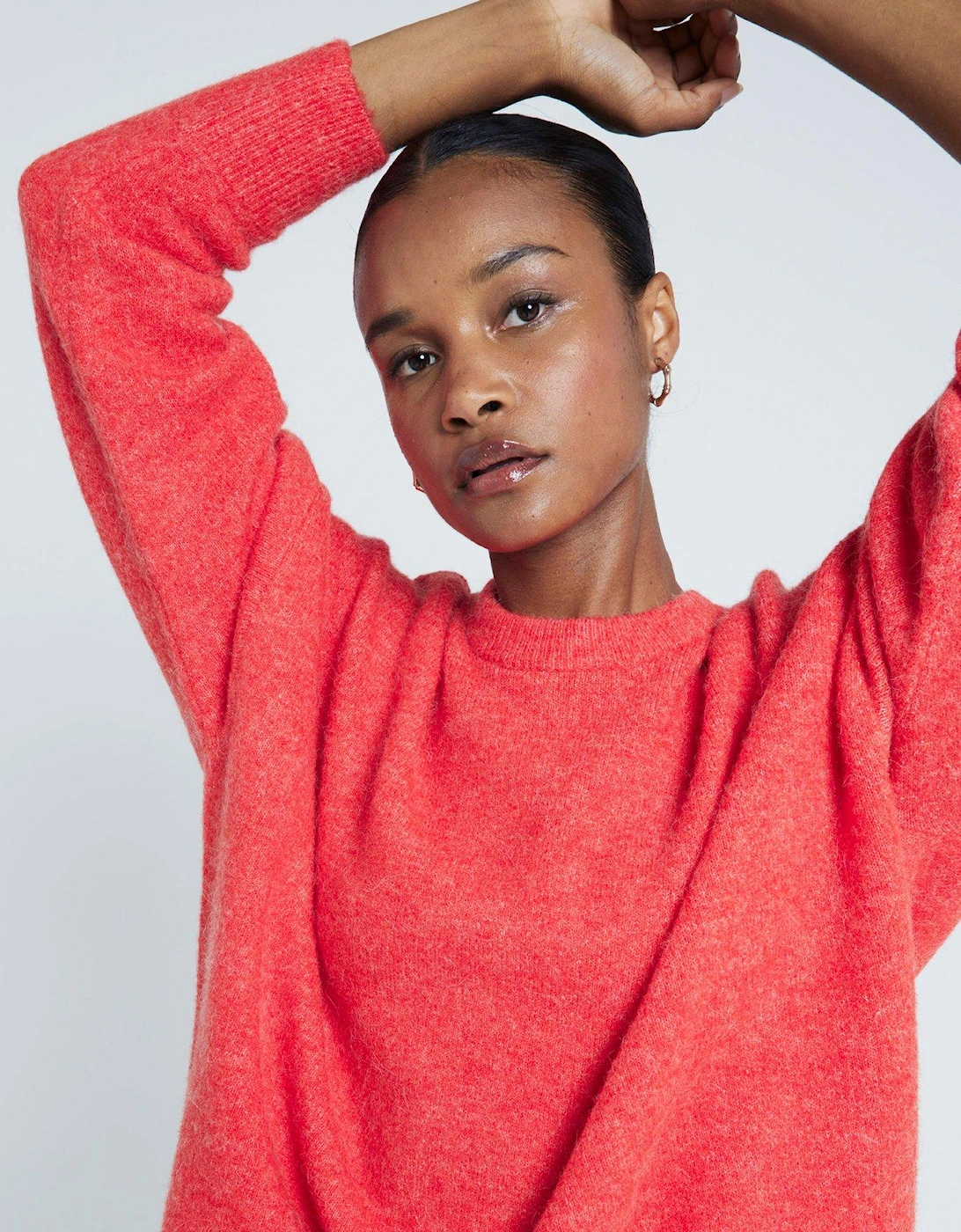 Oversized Jumper - Red