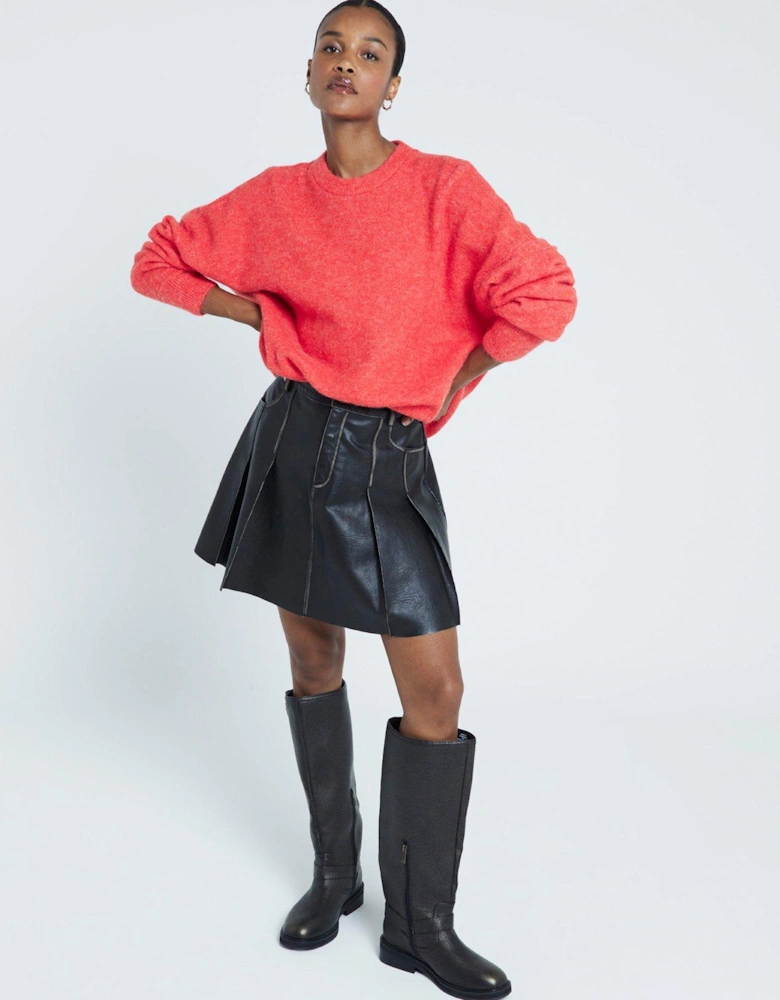 Oversized Jumper - Red