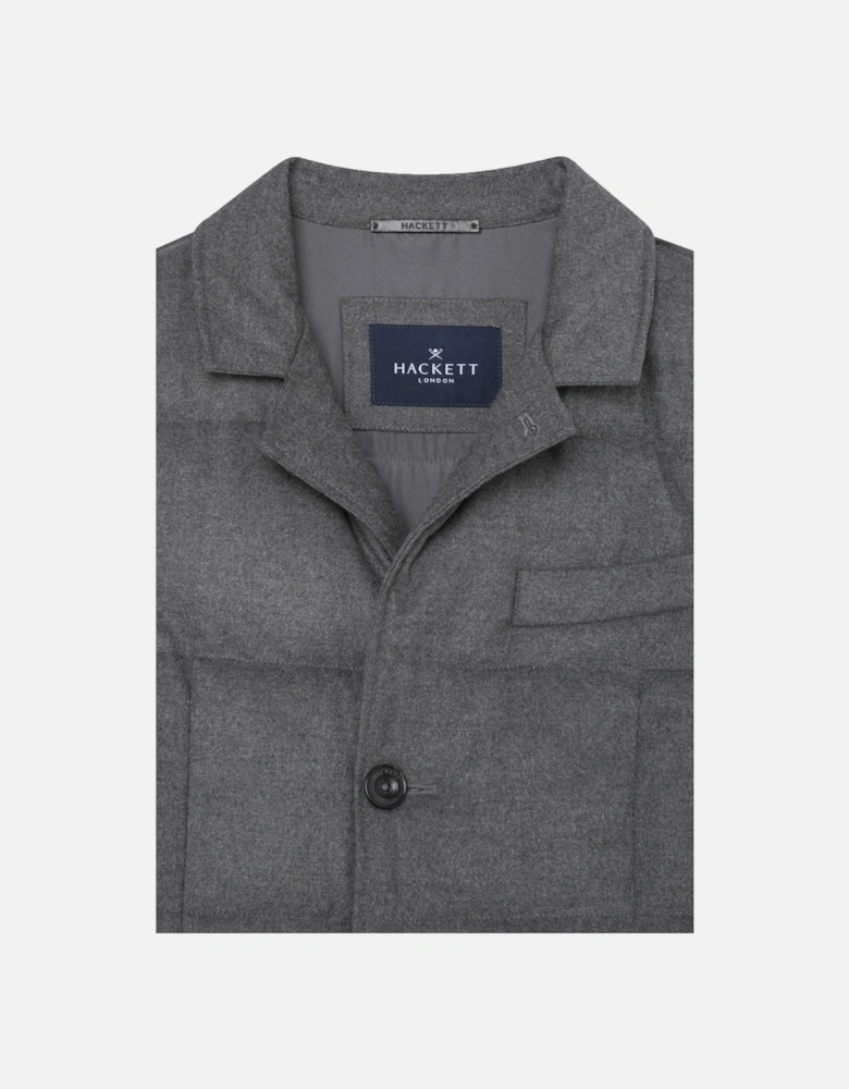 Flannel Blazer Granite Grey