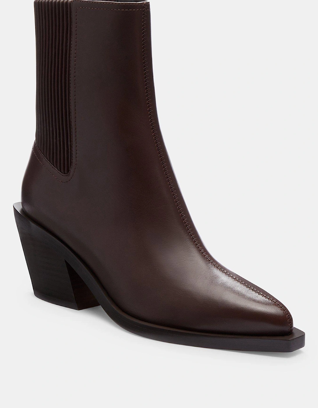 Prestyn Leather Booties - Brown