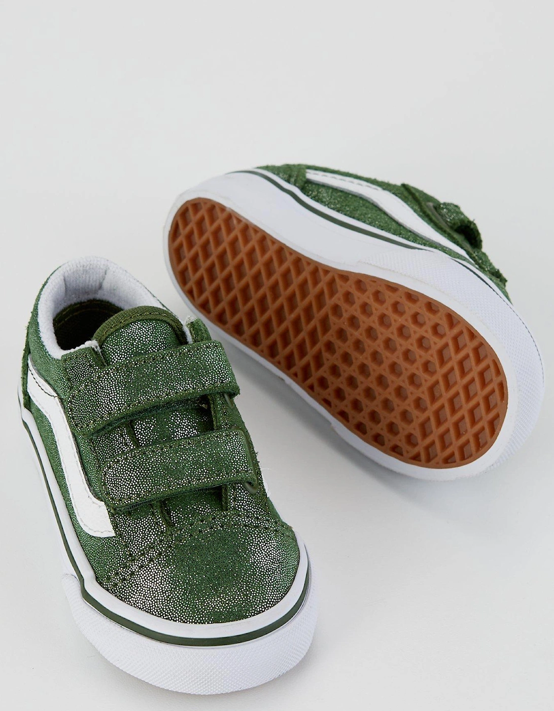 Infant Old Skool V Trainers - Green