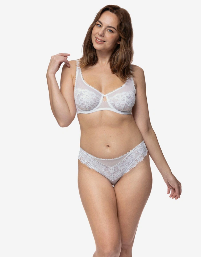 Leticia Non Padded Wired Bra - White