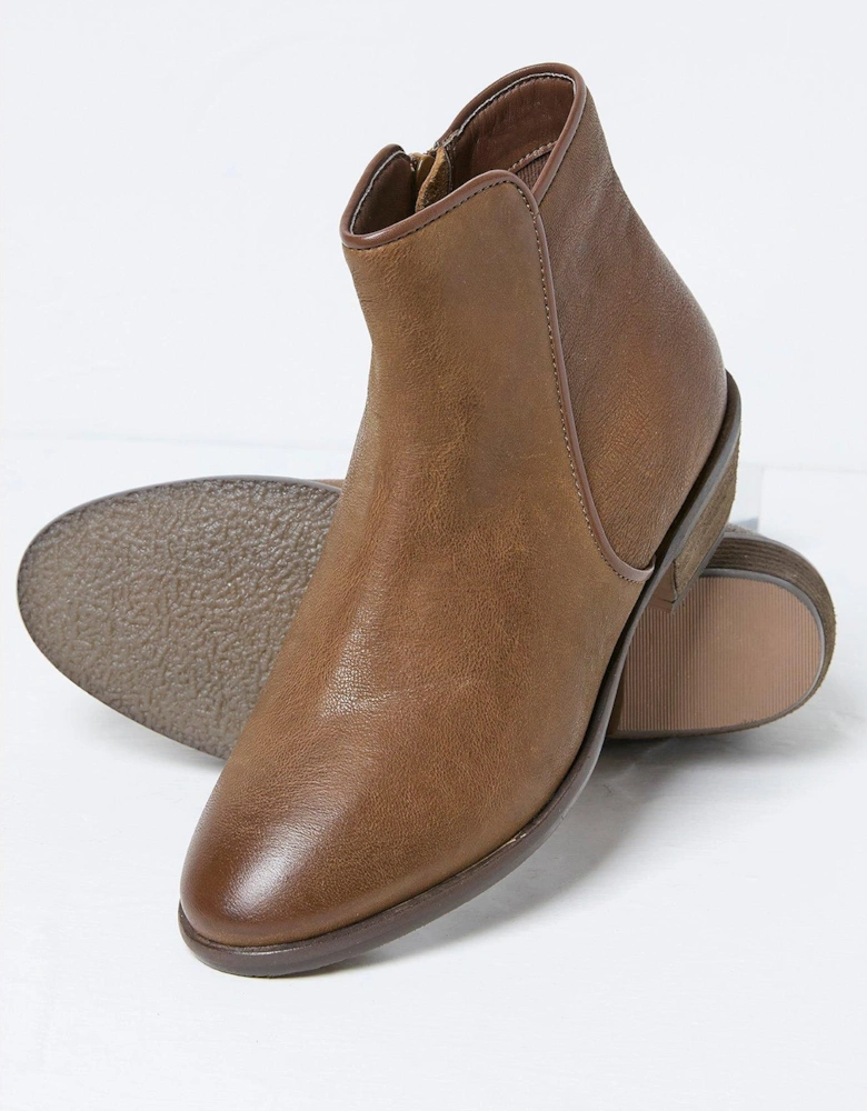 Felicity Ankle Boots - Tan