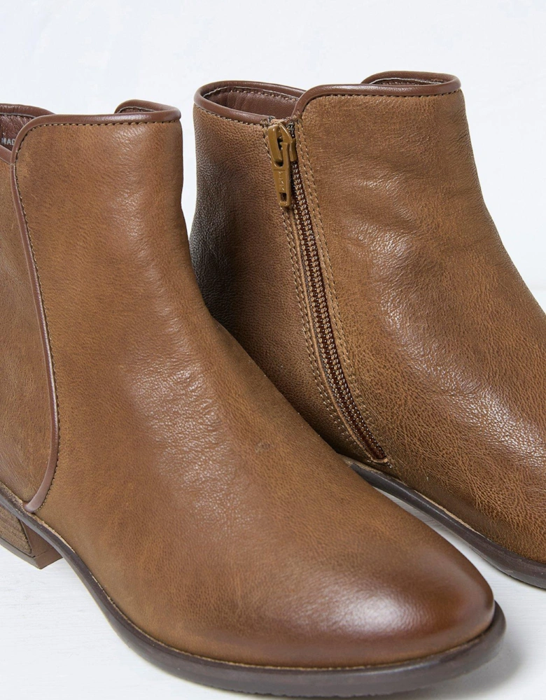 Felicity Ankle Boots - Tan