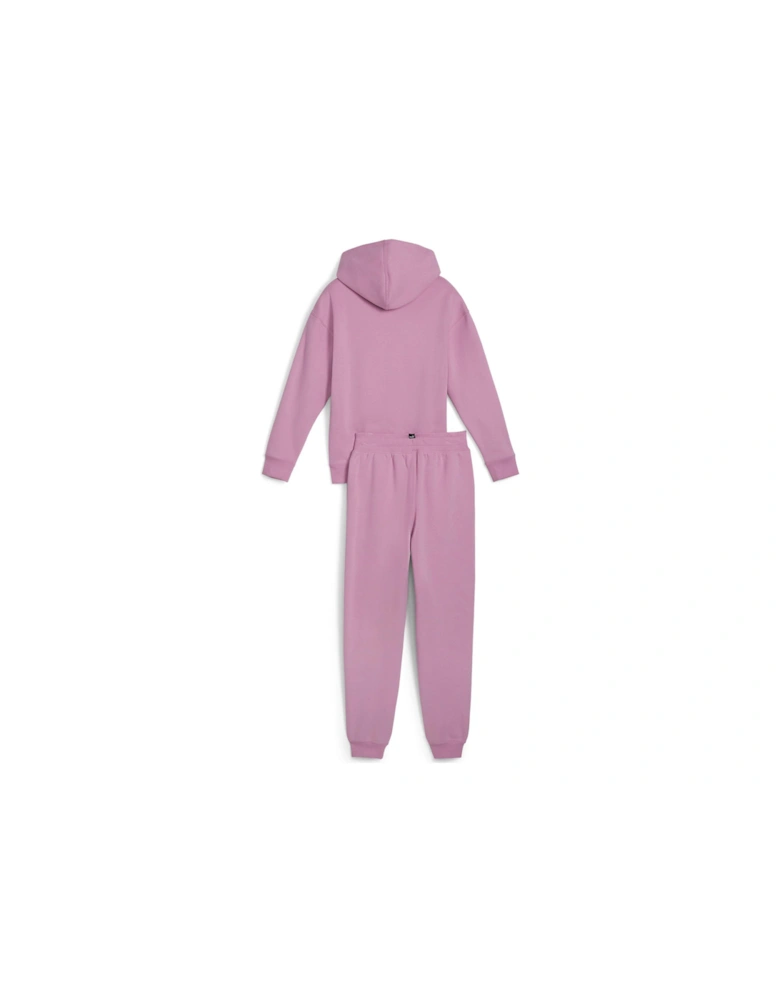 Girls Fleece Loungewear Suit - Purple