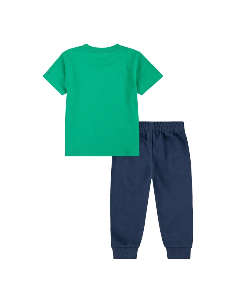 Younger Boys Dissected Chuck Patch T-shirt and Joggers Set - Navy