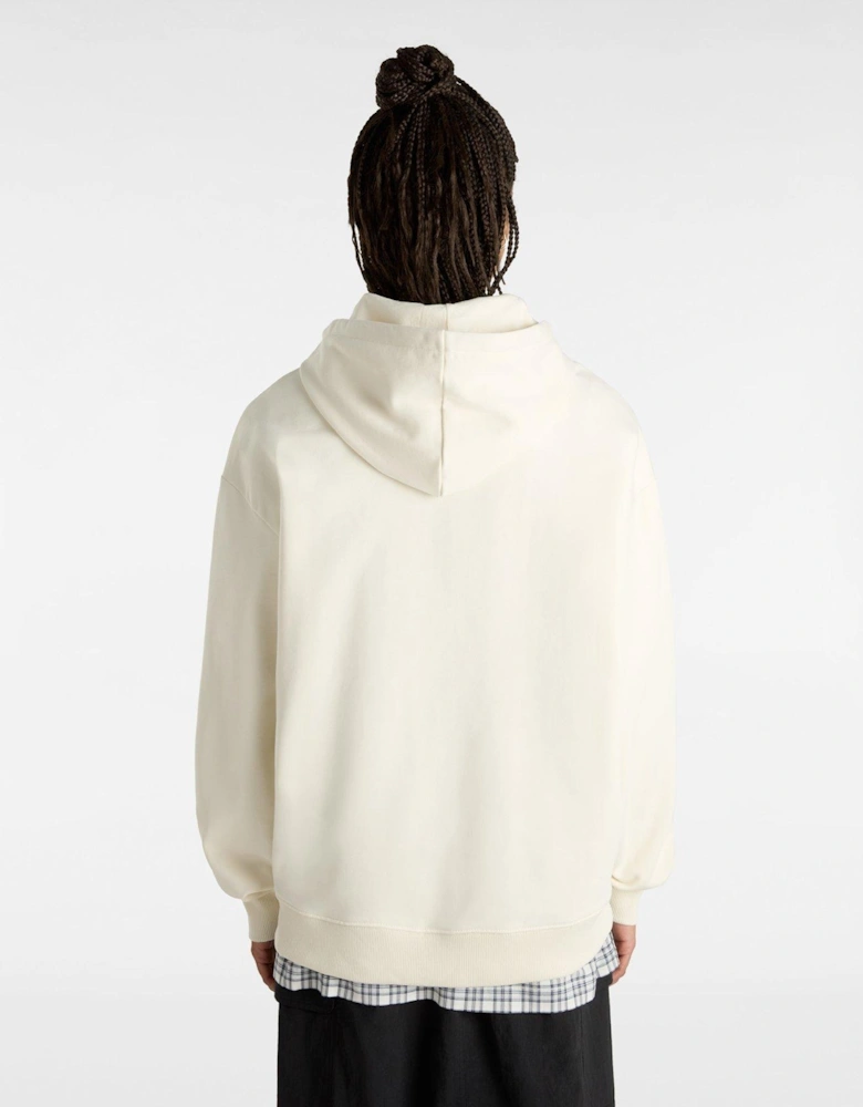 Women's Flying V Oversized Hoodie - Beige