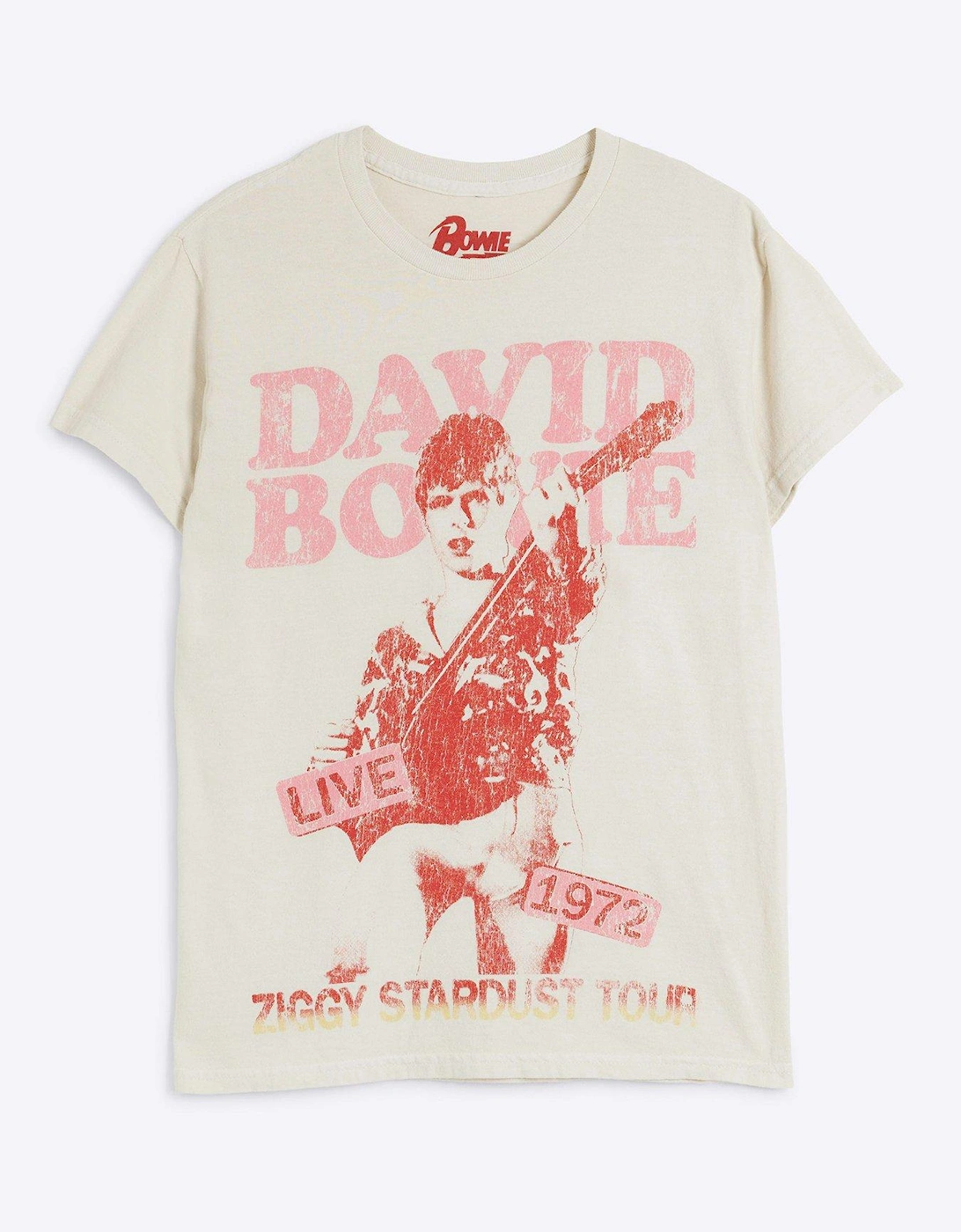 David Bowie Graphic Tee - Cream