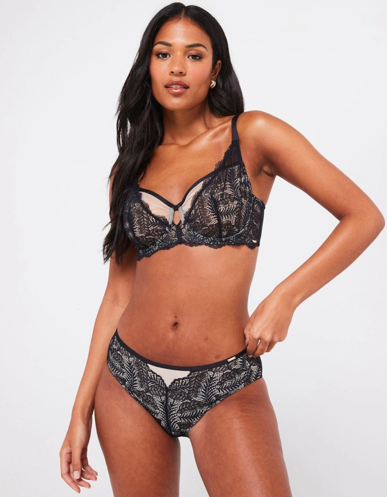 Lennon Non Padded Wired Bra - Black