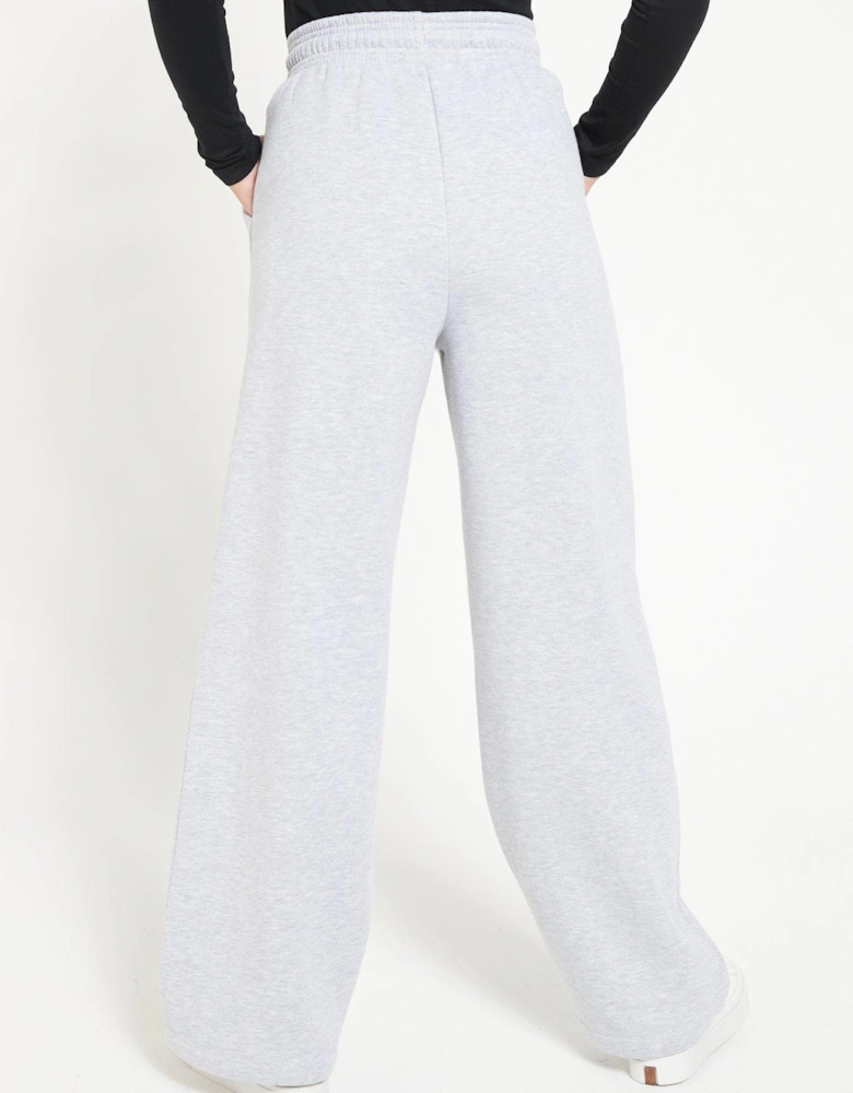 Wide Leg Jogger - Grey Marl