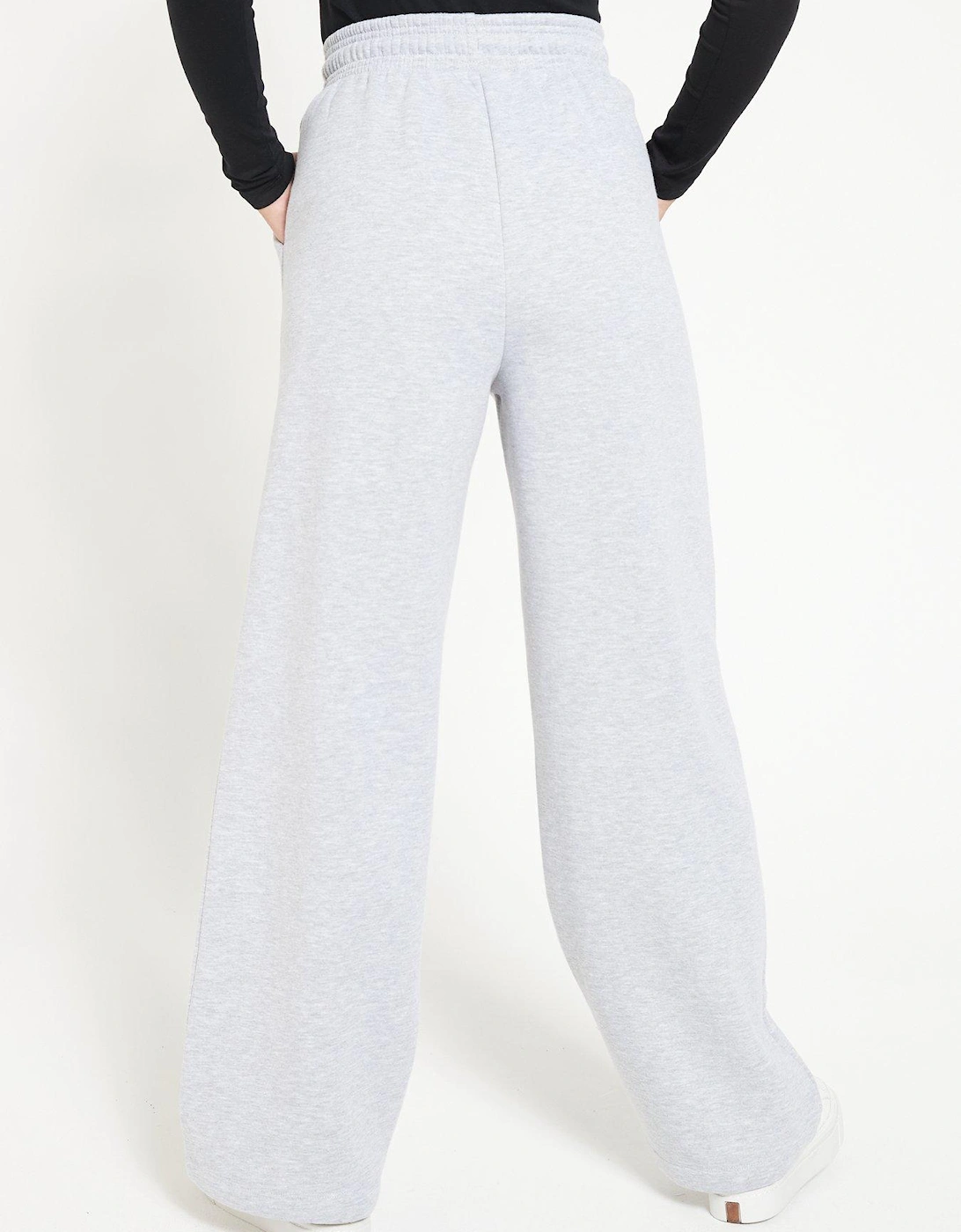 Wide Leg Jogger - Grey Marl