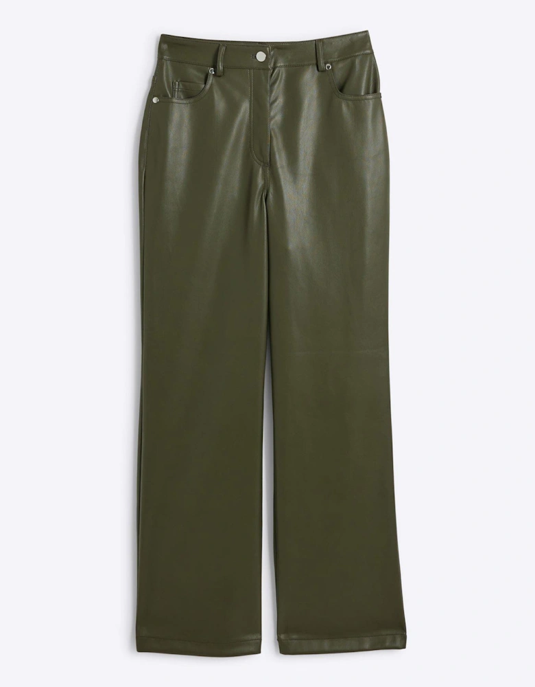 Relaxed Straight Leg Trouser - Khaki