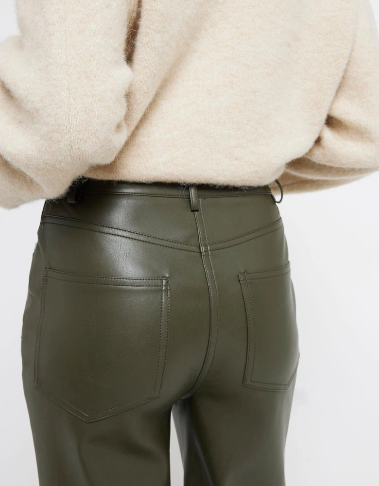 Relaxed Straight Leg Trouser - Khaki