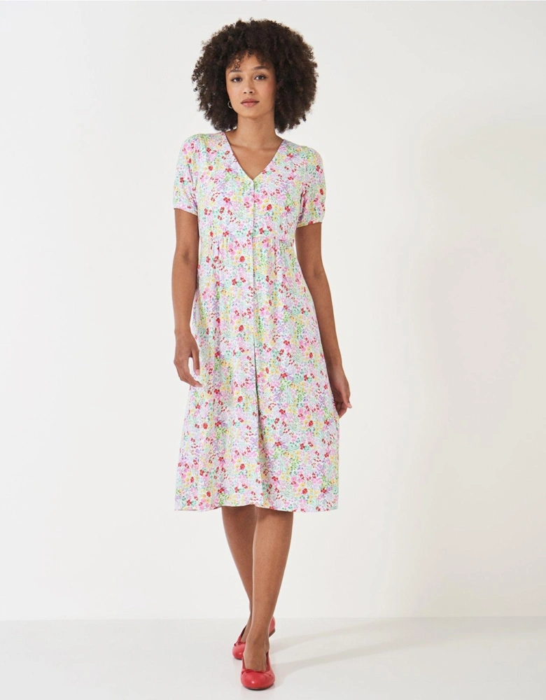 Kiki Short Sleeve Jersey Dress - Multi
