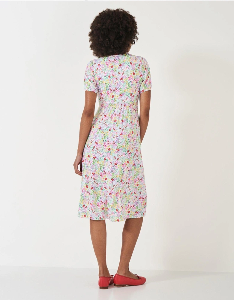 Kiki Short Sleeve Jersey Dress - Multi