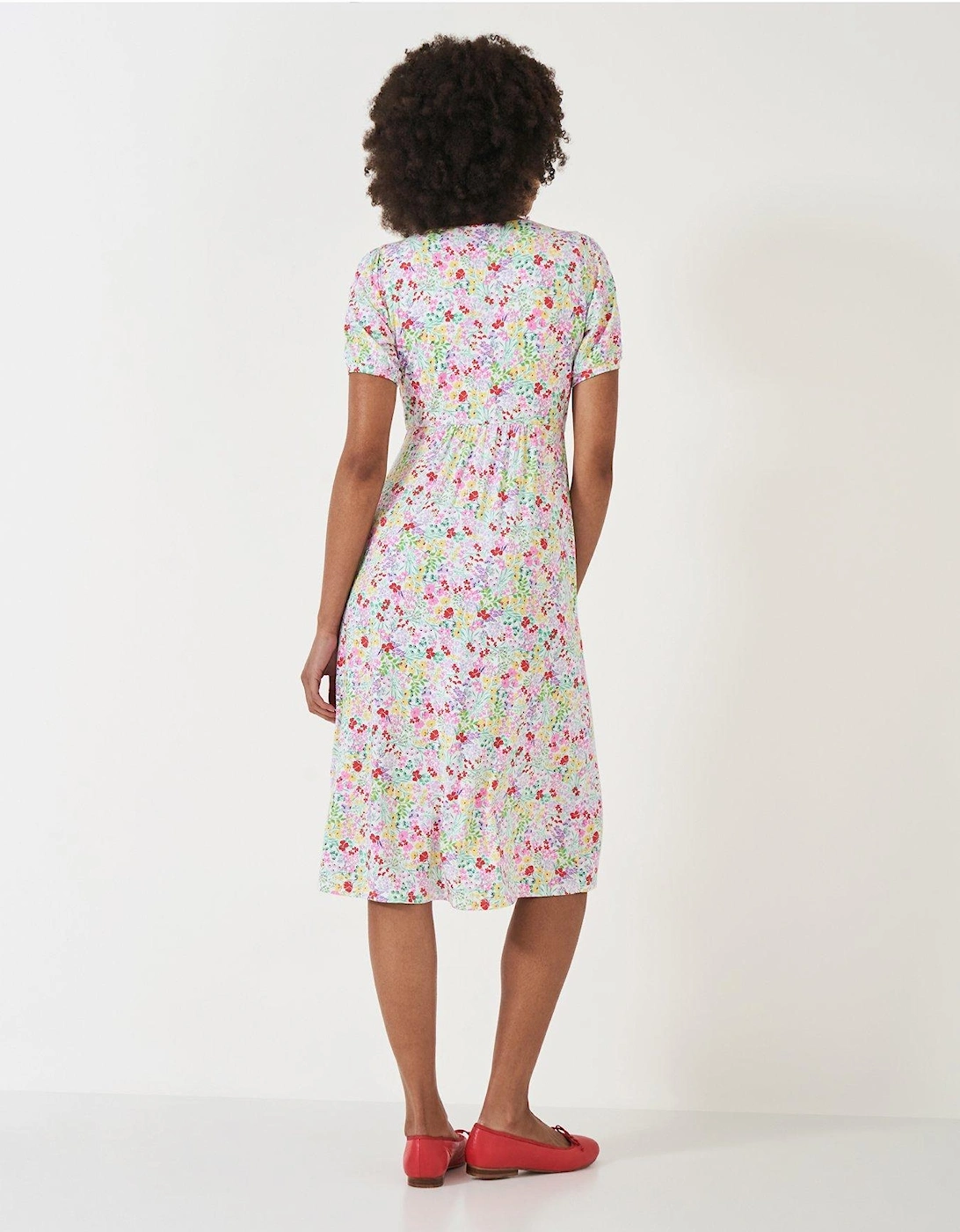 Kiki Short Sleeve Jersey Dress - Multi