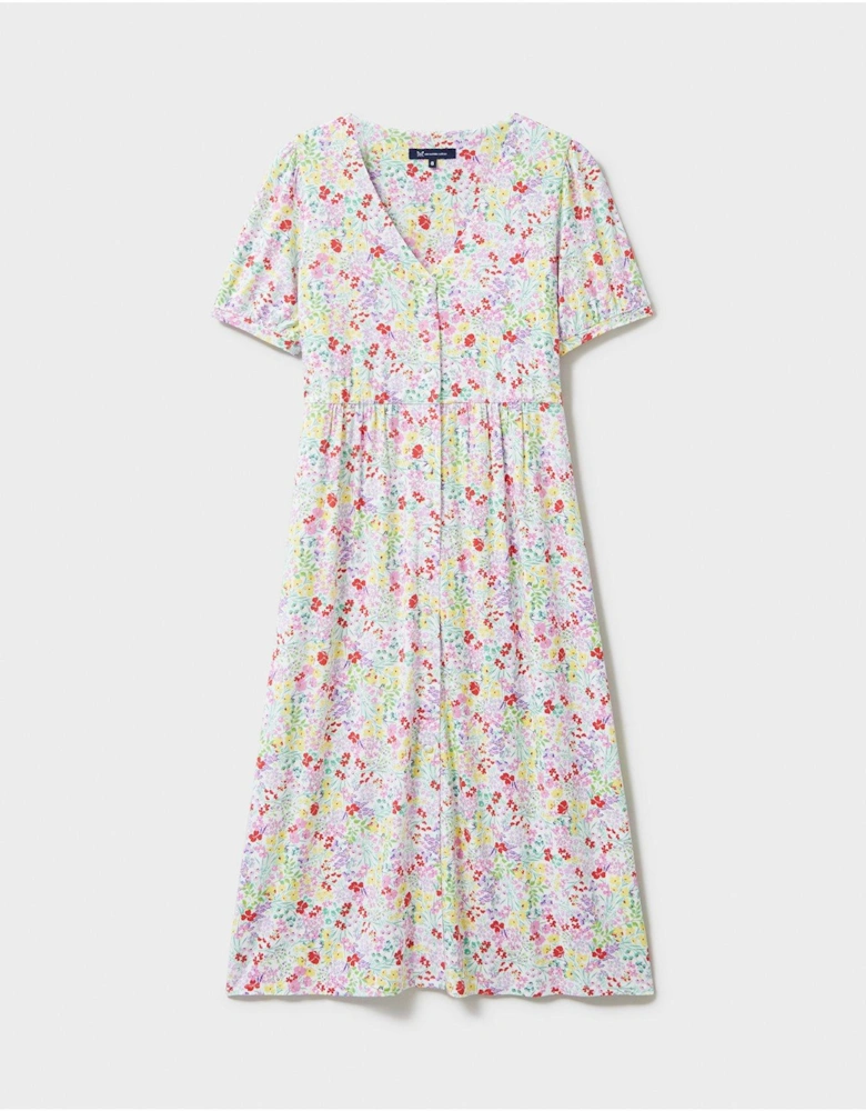 Kiki Short Sleeve Jersey Dress - Multi
