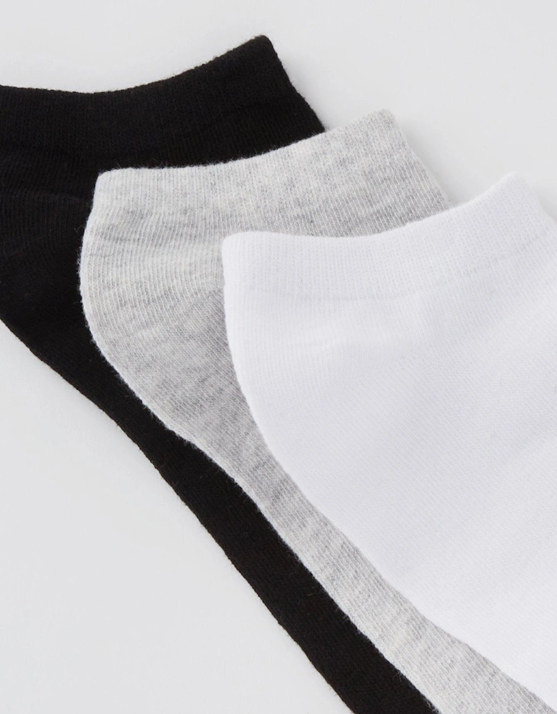 Trainer Liner Socks (3 Pack) - Mono