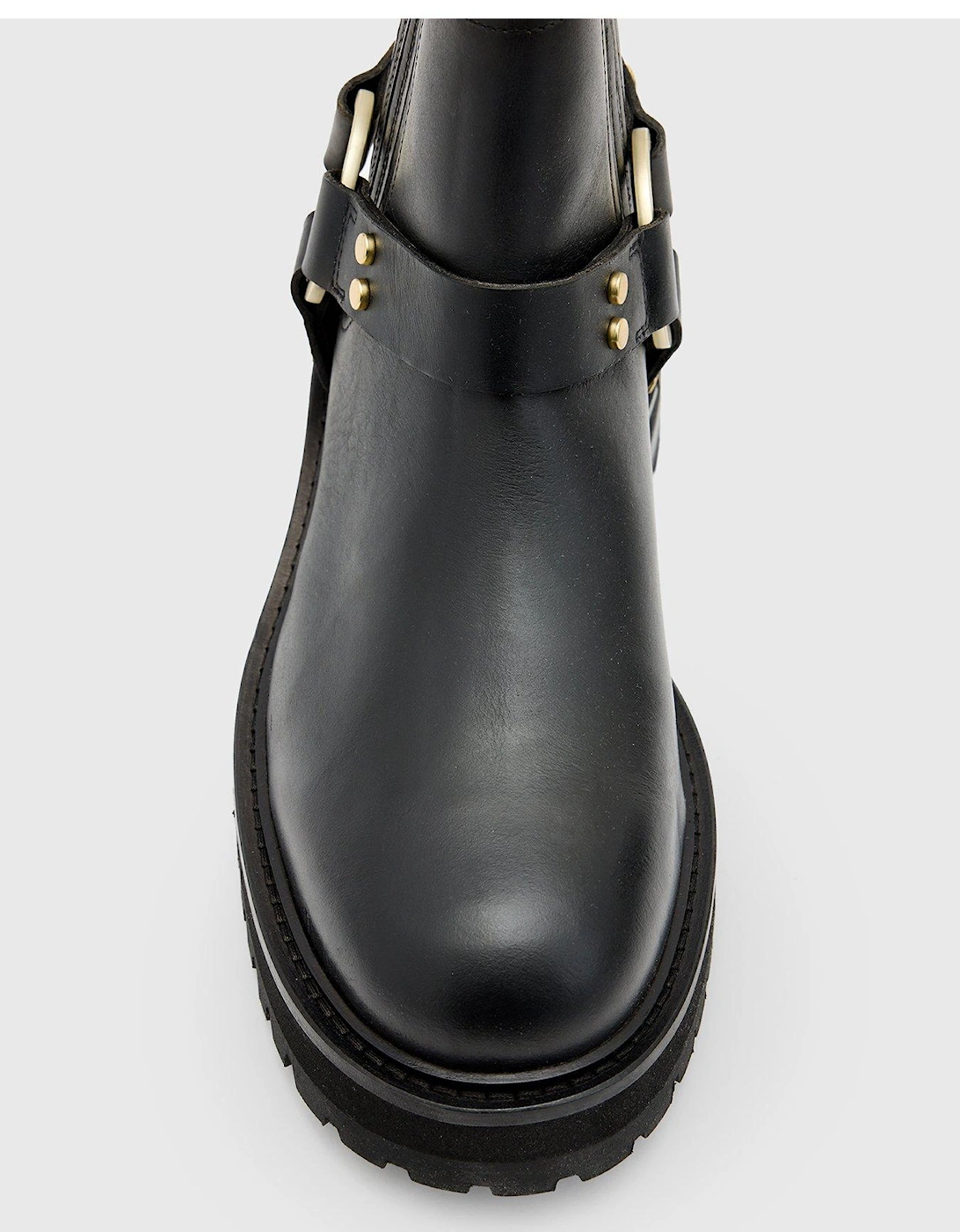 Maddie Biker Boots - Black