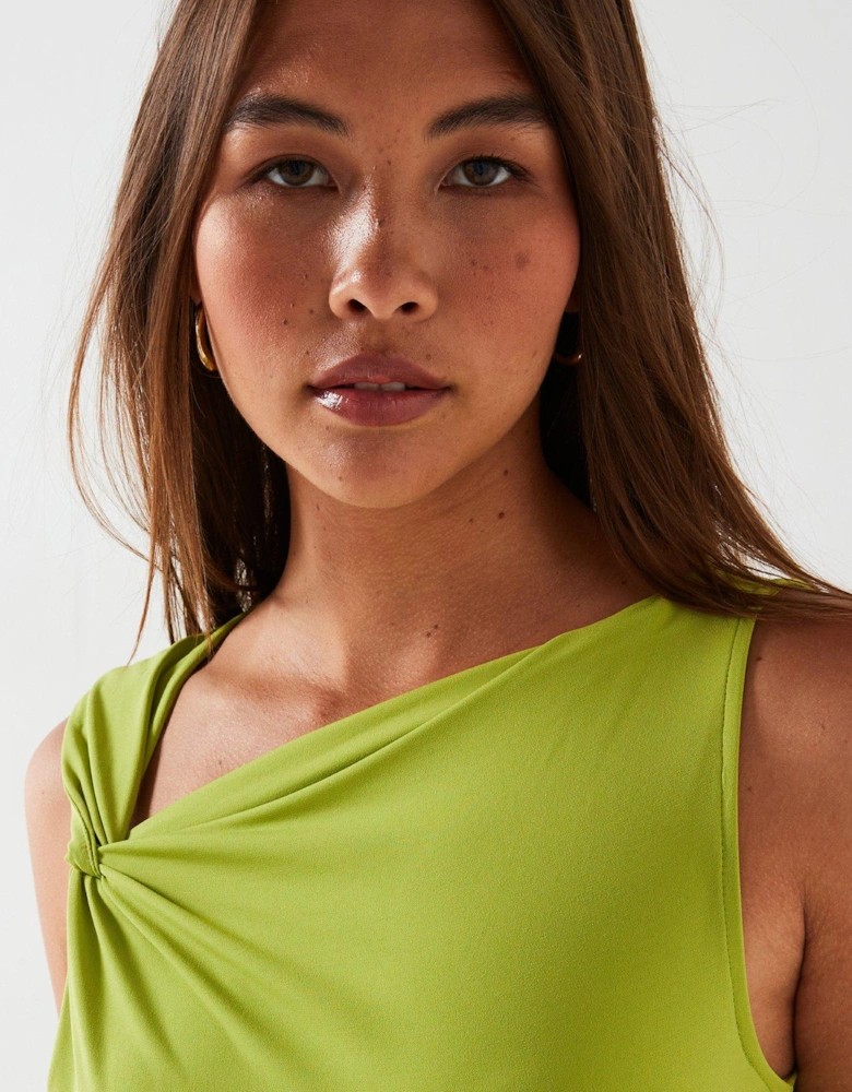 Knot Detail Bodysuit - Lime