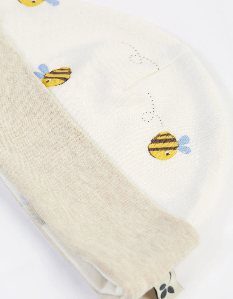 Buzzy Bee Muslin Gift Set - White