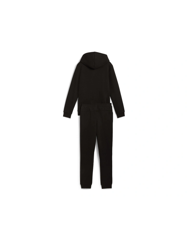 Older Boys Sqd Full-zip Fleece Sweat Suit - Black