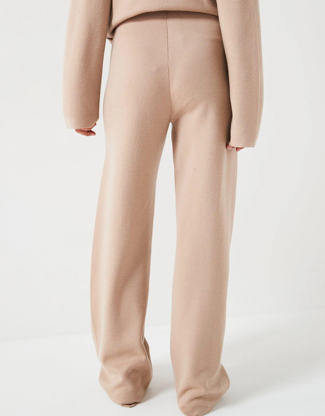 Straight Leg Lounge Pants - Beige