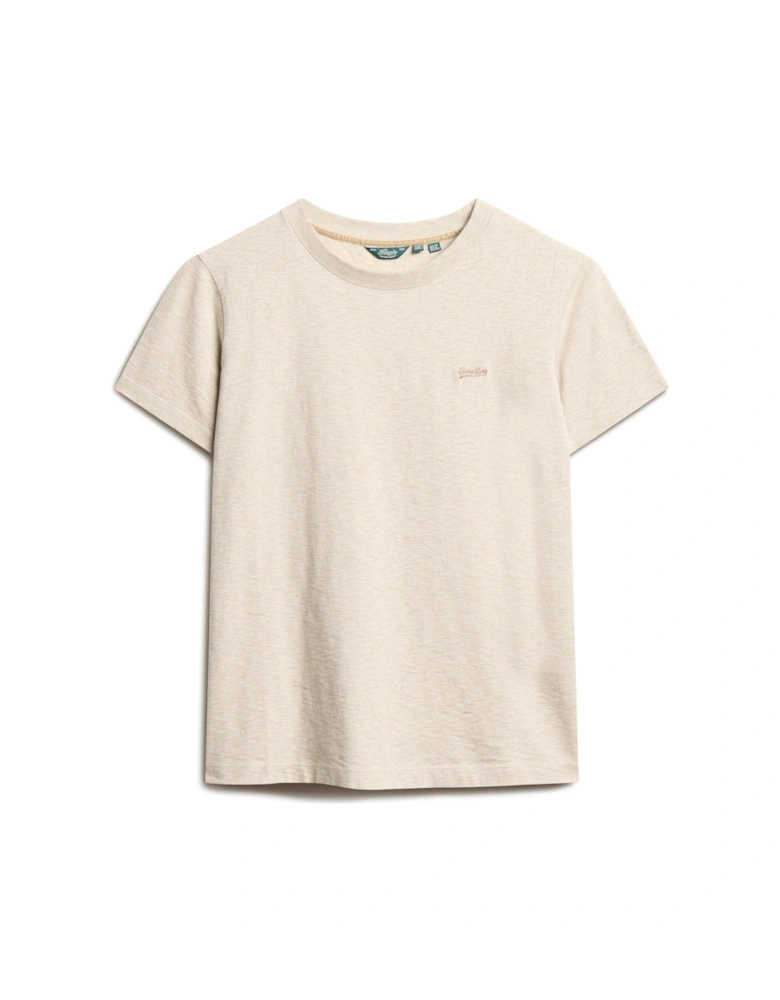 Essential Small Logo T-Shirt - Beige